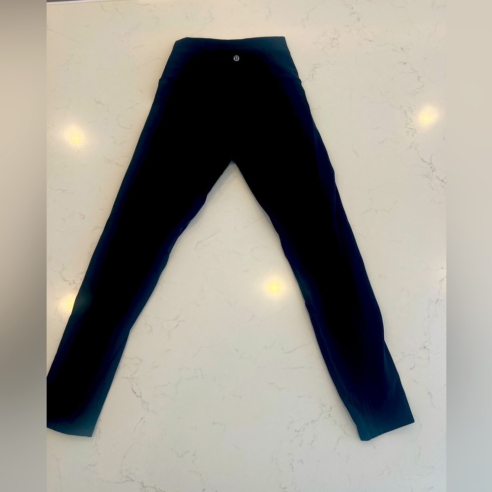 Lululemon Leggings- stitch on the back of the legs